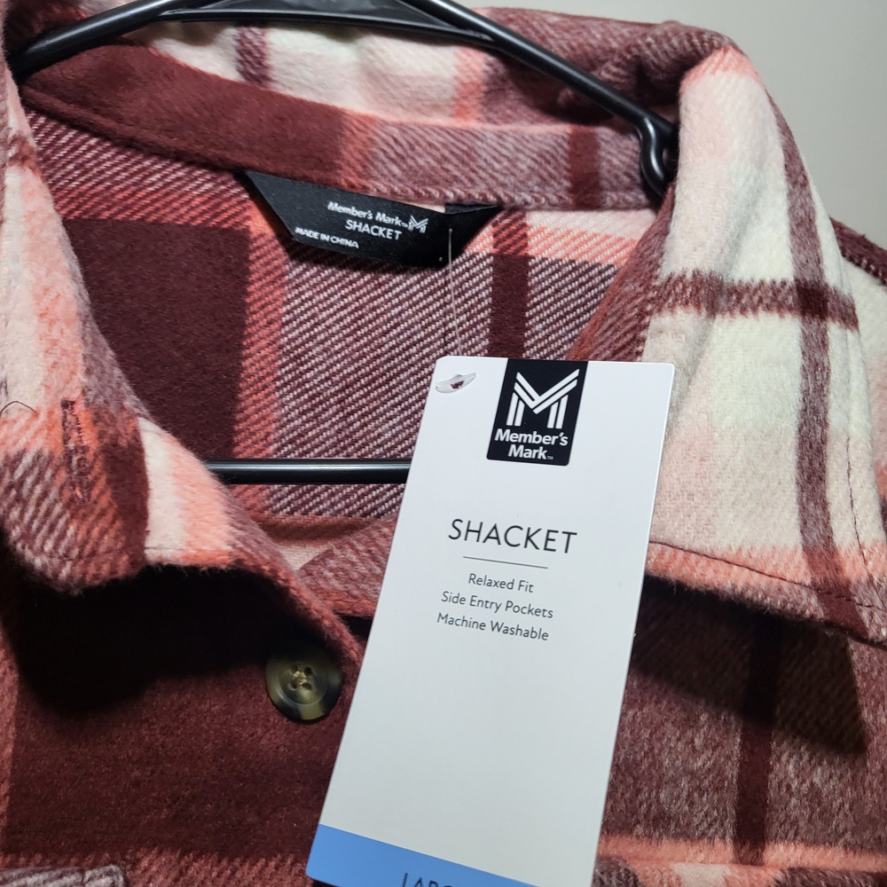 Member's Mark Plaid Shacket - Picture 6 of 12